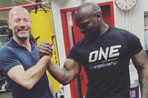 Alan Shearer and Alain Ngalani 300x200