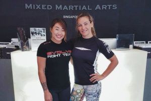 Angela Lee and Miesha Tate 300x200