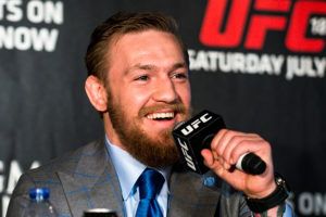 Conor McGregor at a UFC press conference