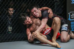 Shinya Aoki grappling match