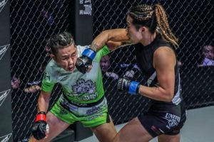 Xiong Jing Nan and Angela Lee trade punches at ONE: 'A New Era'