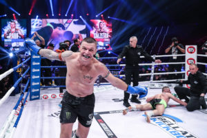 John Wayne Parr celebrates