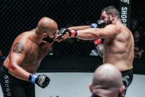 Arjan Bhullar jab