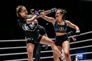 Sunisa Srisen overcomes Rika Ishige 2