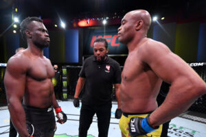 Urijah Hall and Anderson Silva