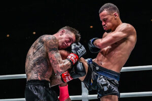 Regian Eersel knees Nieky Holzken