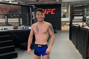 Aoriqileng at the UFC performance institute