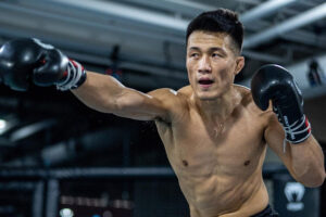 The Korean Zombie training for his fight with Dan Ige at UFC Vegas 29