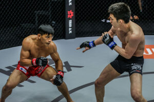 Eduard Folayang and Shinya Aoki at ONE on TNT