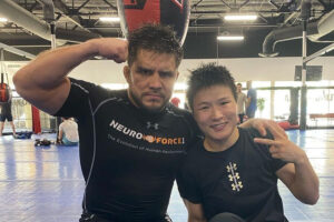 Henry Cejudo and Weili Zhang at Fight Ready in Arizona