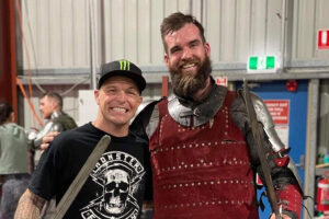 John Wayne Parr sword fight 300x200