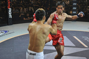 Eduard Folayang kicks A Sol Kwon